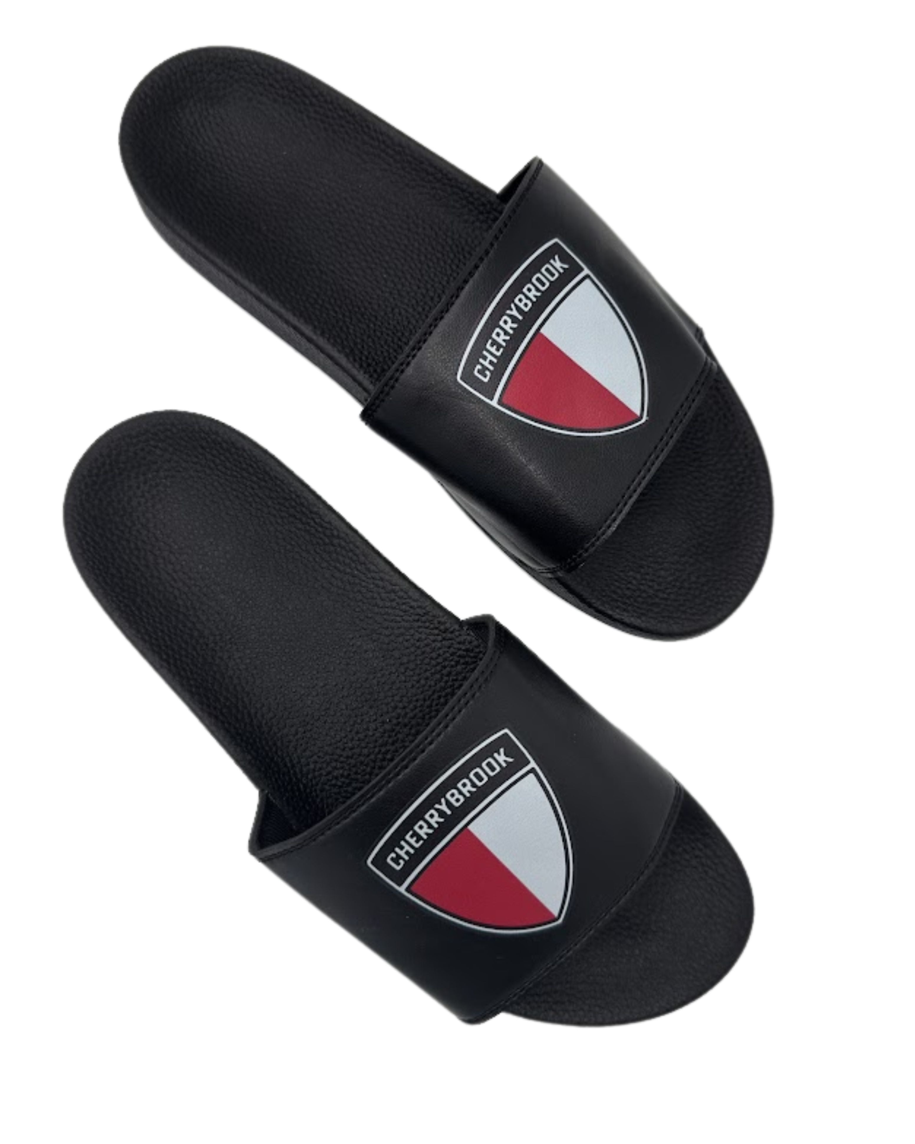 Black slides with Cherrybrook logo on a white background