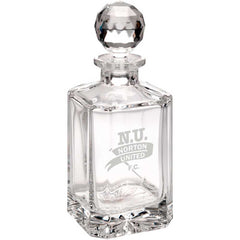 SQUARE SPIRIT DECANTER 0.8 LTR - 9.5in