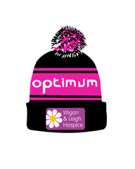Wigan and leigh Hospice Bobble Hat - Optimum Teamwear