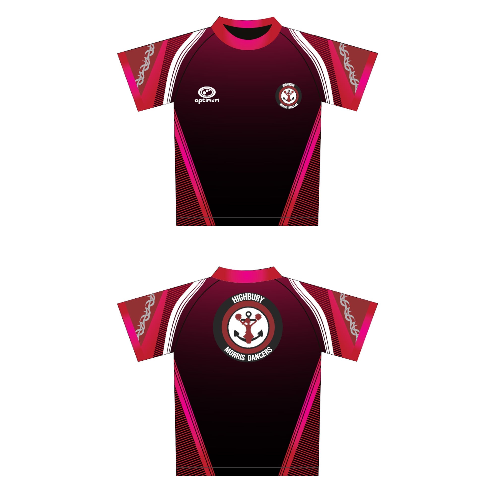 Highbury Morris Dancers T-Shirt - Optimum Teamwear