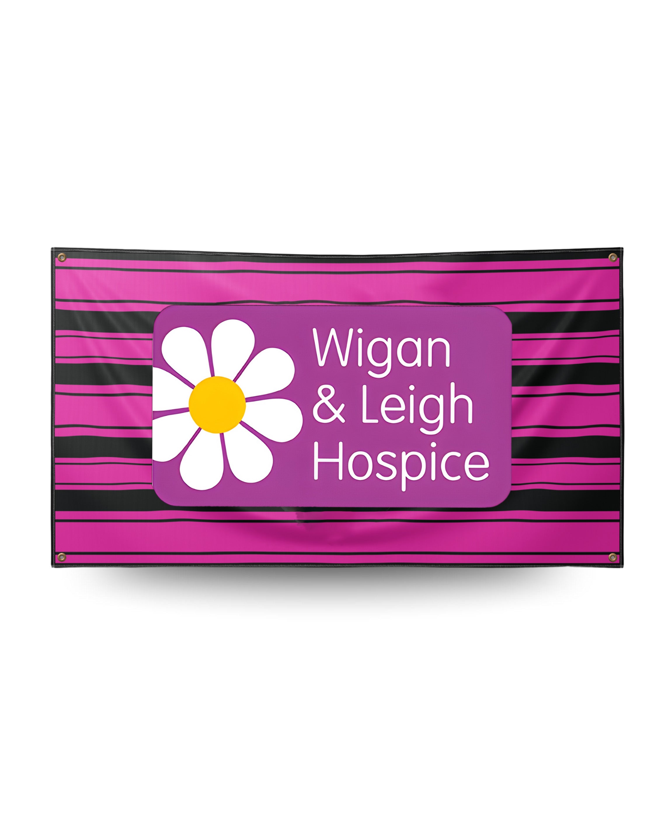 Wigan and Leigh Hospice Flag - Optimum Teamwear