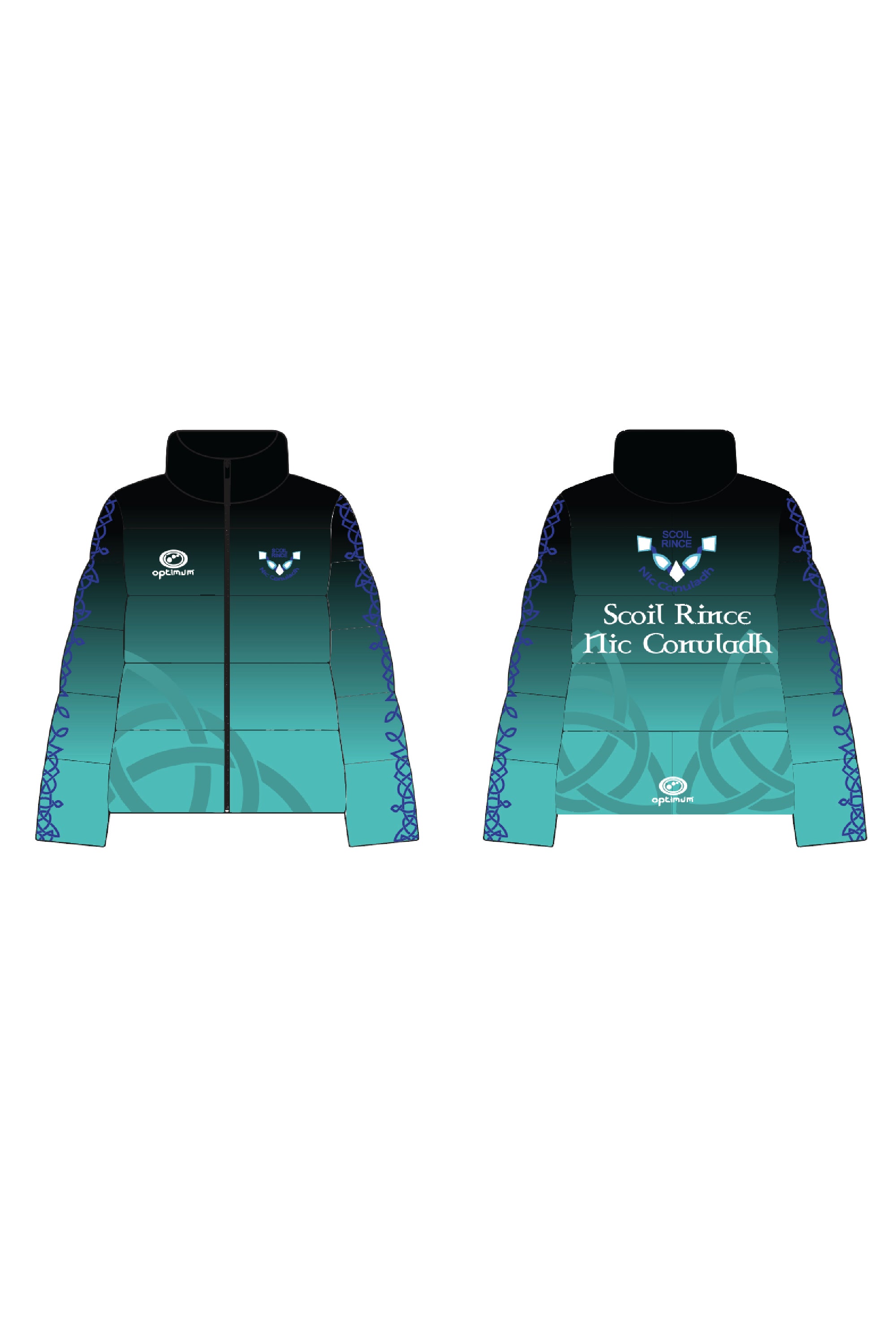 Scoil Rince Nic Conuladh Men's Puffer Jacket - Optimum Teamwear