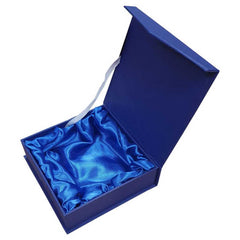 BLUE PRESENTATION BOX FOR SALVERS - 110 x 110 x 35mm (FITS 4in SALVER) - Optimum Teamwear