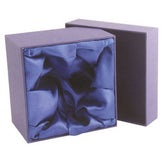 BLUE PRESENTATION BOX FITS 1/2 PINT OR 1 WHISKEY OR 1 BRANDY - 140 x 140 x 90mm - Optimum Teamwear