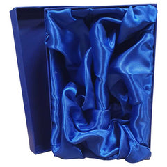 BLUE PRESENTATION BOX FITS 1/2 PINT OR 1 WHISKEY OR 1 BRANDY - 140 x 140 x 90mm - Optimum Teamwear