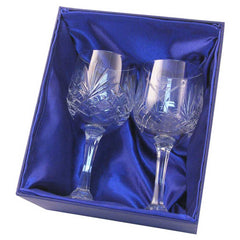 BLUE PRESENTATION BOX FITS 2 WINE - 220 x 185 x 110mm - Optimum Teamwear