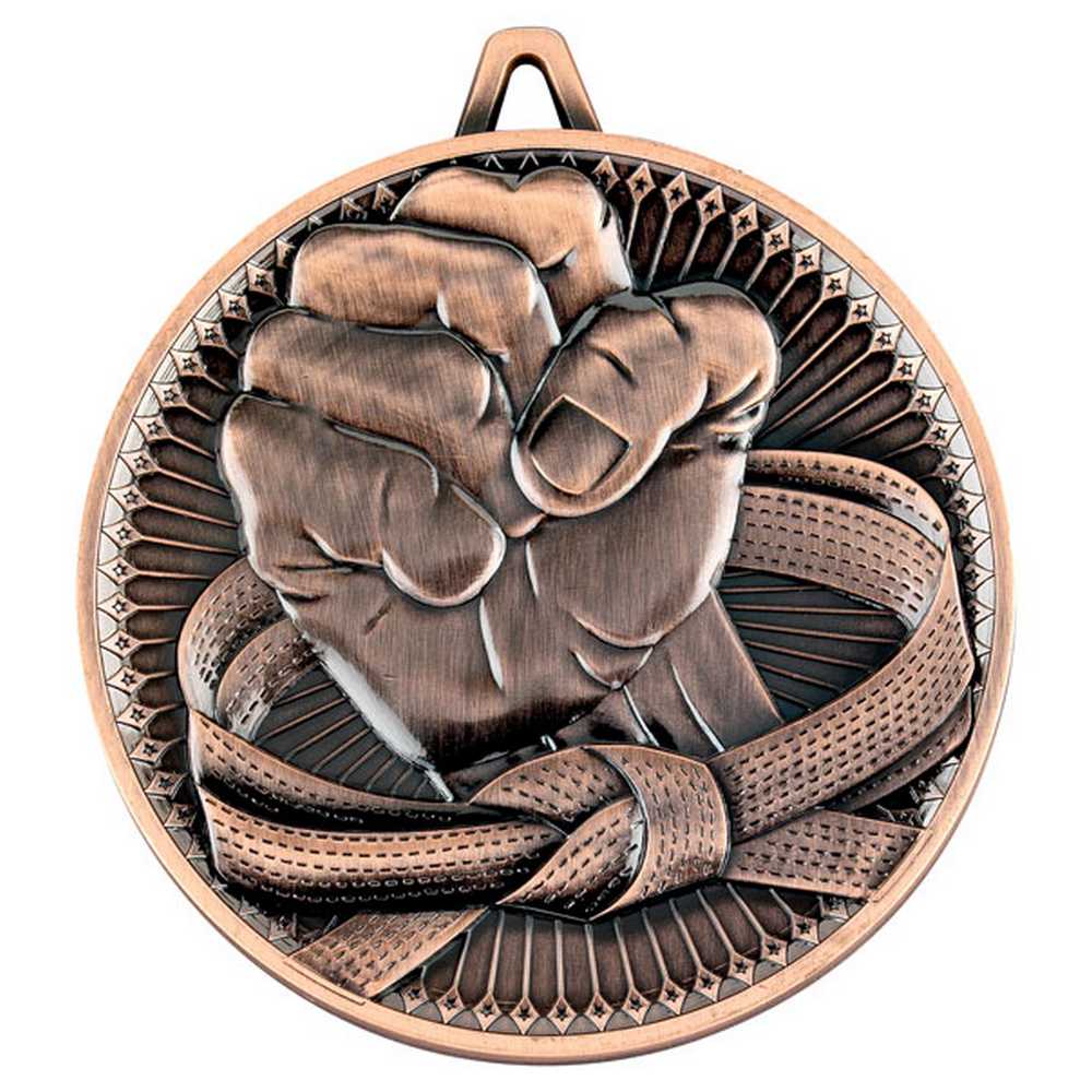 MARTIAL ARTS DELUXE MEDAL BRONZE - 2.35in - Optimum Teamwear