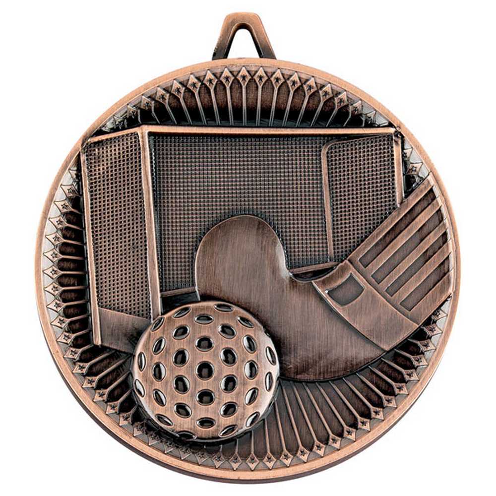 HOCKEY DELUXE MEDAL BRONZE - 2.35in - Optimum Teamwear
