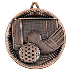 HOCKEY DELUXE MEDAL BRONZE - 2.35in - Optimum Teamwear