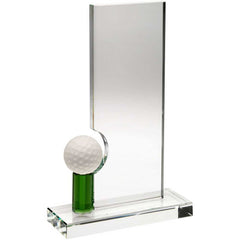 CLEAR GLASS 'HANDSHAKE' ON BASE - 4.25in - Optimum Teamwear
