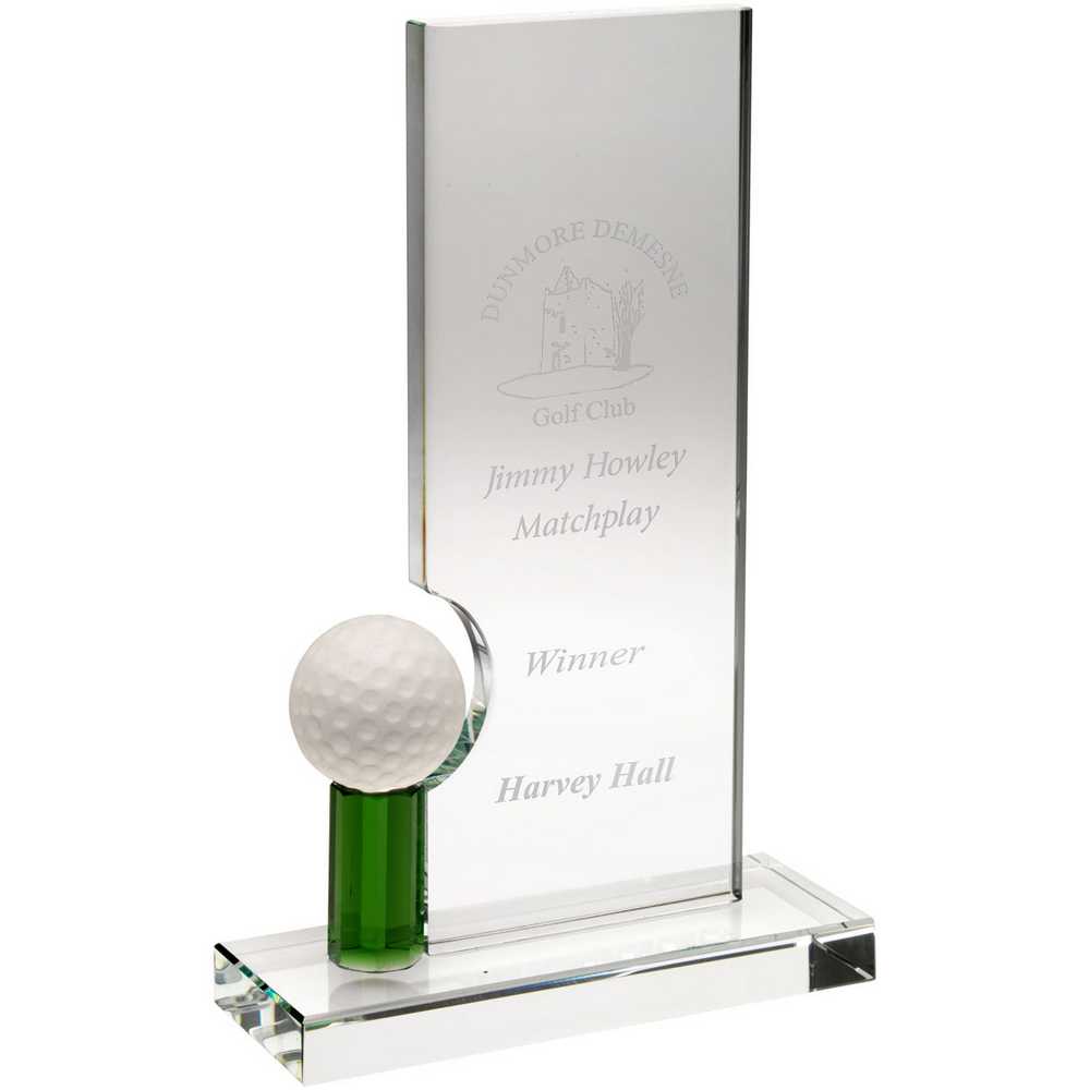 CLEAR GLASS 'HANDSHAKE' ON BASE - 4.25in - Optimum Teamwear