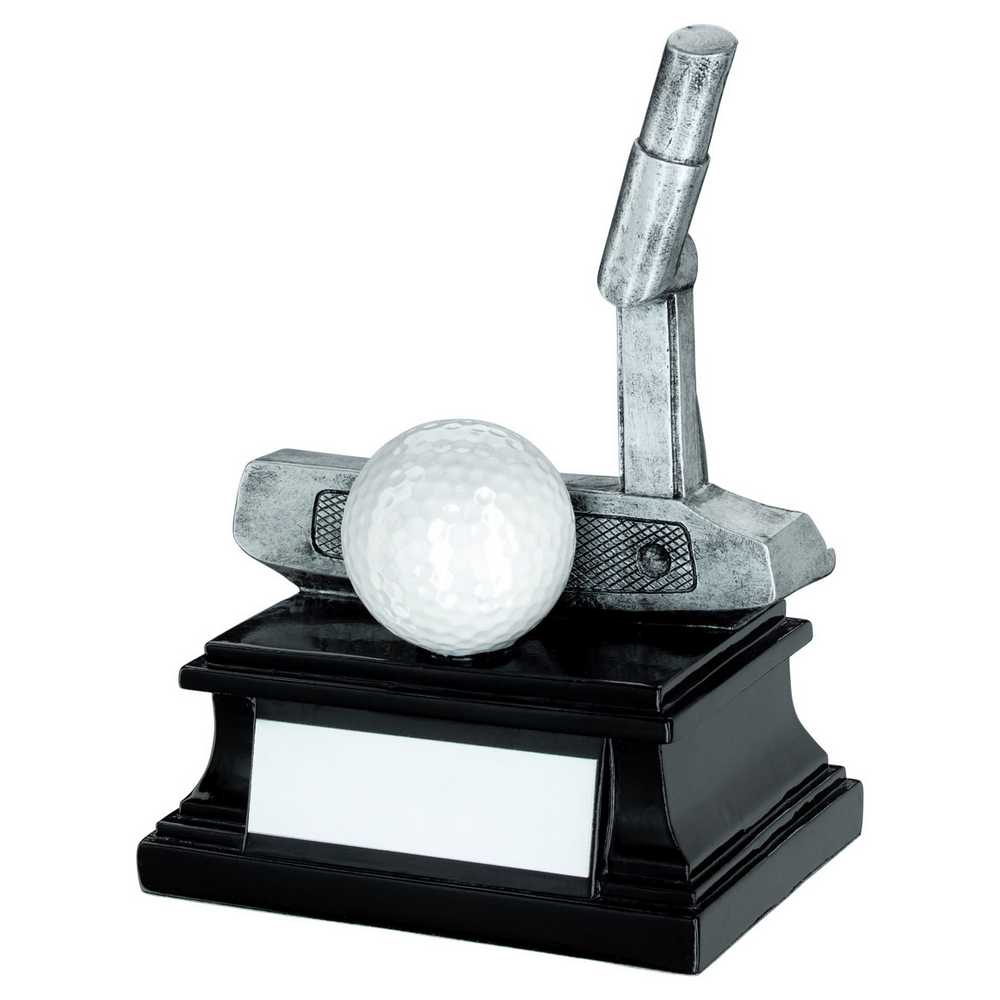 PEW/WHITE/BLACK GOLF CLUB AND BALL WITH PLATE PUTTER - 6in - Optimum Teamwear