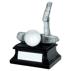 PEW/WHITE/BLACK GOLF CLUB AND BALL WITH PLATE PUTTER - 6in - Optimum Teamwear