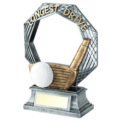 BRZ/PEW/WHITE GOLF OCTAGON SERIES WITH PLATE LONGEST DRIVE - 6in - Optimum Teamwear