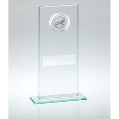 JADE/SILVER GLASS WITH SQUASH INSERT AND PLATE - 7.25in - Optimum Teamwear
