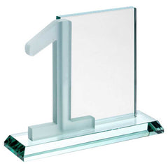 JADE GLASS RECTANGLE WITH FROSTED NO.1 (10mm THICK) - 6in - Optimum Teamwear