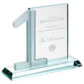 JADE GLASS RECTANGLE WITH FROSTED NO.1 (10mm THICK) - 6in - Optimum Teamwear