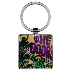METAL SQUARE KEY FOB WITH WHITE FILL (FOR SUBLIMATION) - 2in - Optimum Teamwear