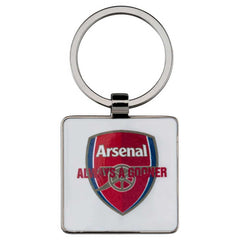 METAL SQUARE KEY FOB WITH WHITE FILL (FOR SUBLIMATION) - 2in - Optimum Teamwear