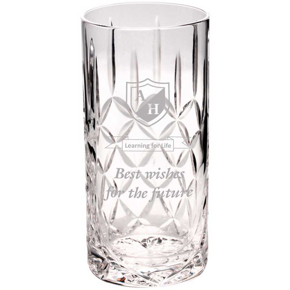 405ML HIGHBALL GLASS TUMBLER BLANK PANEL - 6in - Optimum Teamwear
