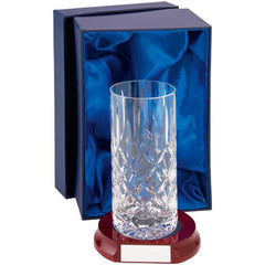 405ML HIGHBALL GLASS TUMBLER FULLY CUT - 6in - Optimum Teamwear