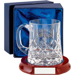 GLASS TANKARD 435ML BLANK PANEL - 4in - Optimum Teamwear