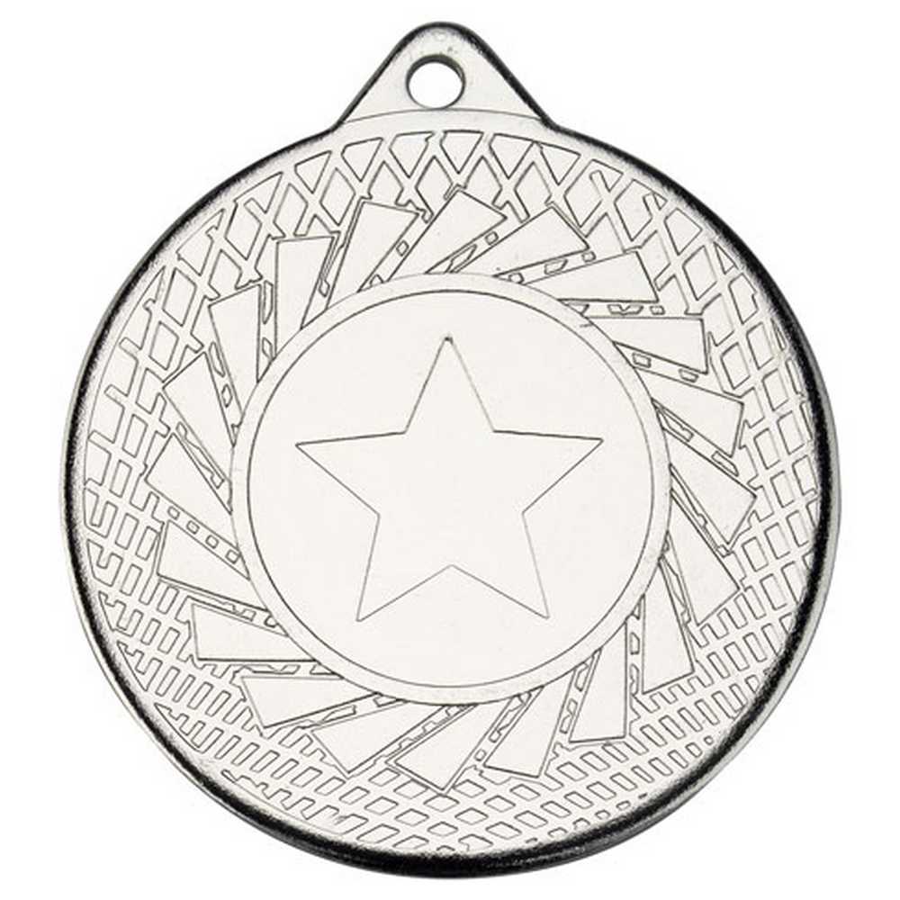 BLADE MEDAL (1in CENTRE) SILVER - 2in - Optimum Teamwear