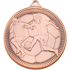 FOOTBALL 'MULTI LINE' MEDAL BRONZE - 2in - Optimum Teamwear