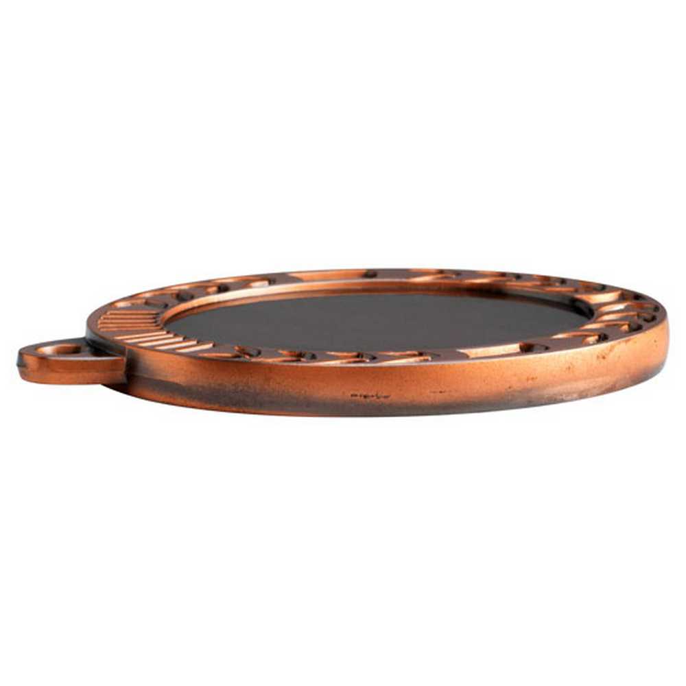 WREATH MEDAL EXTRA THICK (2in CENTRE) BRONZE - 2.75in - Optimum Teamwear