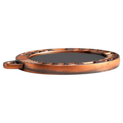 WREATH MEDAL EXTRA THICK (2in CENTRE) BRONZE - 2.75in