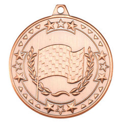 MOTOR SPORT TRI STAR MEDAL BRONZE - 2in - Optimum Teamwear