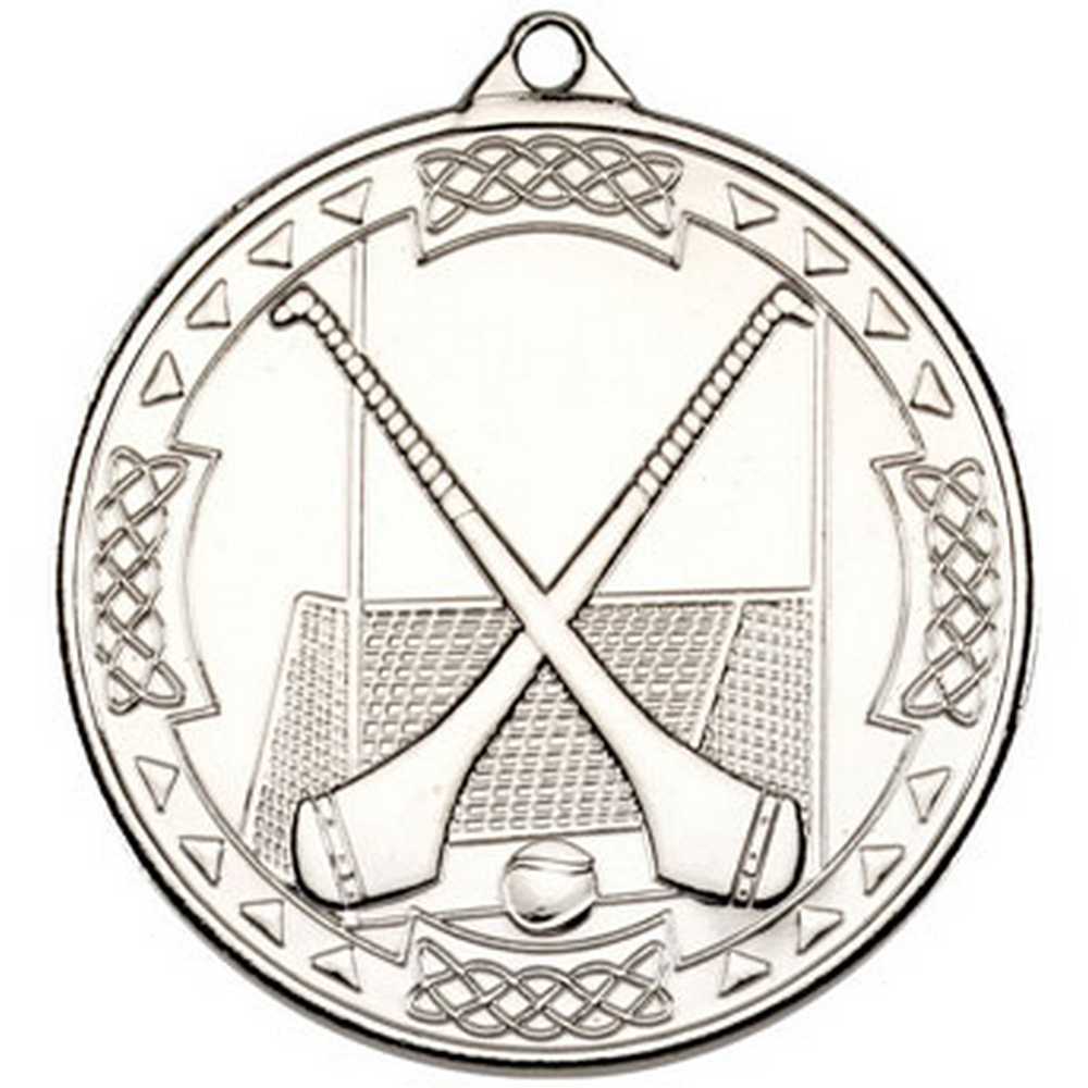 HURLING CELTIC MEDAL SILVER - 2in - Optimum Teamwear