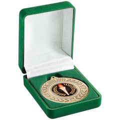 DELUXE GREEN MEDAL BOX (40/50mm RECESS) - 3in - Optimum Teamwear
