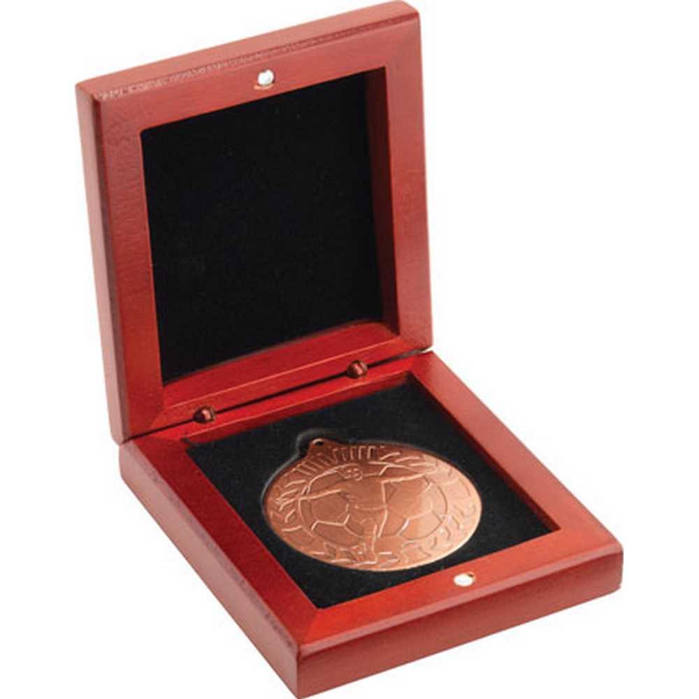 ROSEWOOD MEDAL BOX (50mm RECESS) - 3.5in - Optimum Teamwear