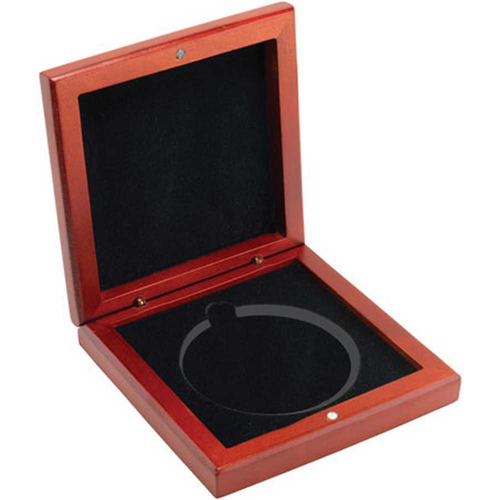 ROSEWOOD MEDAL BOX (60mm RECESS) - 3.75in - Optimum Teamwear