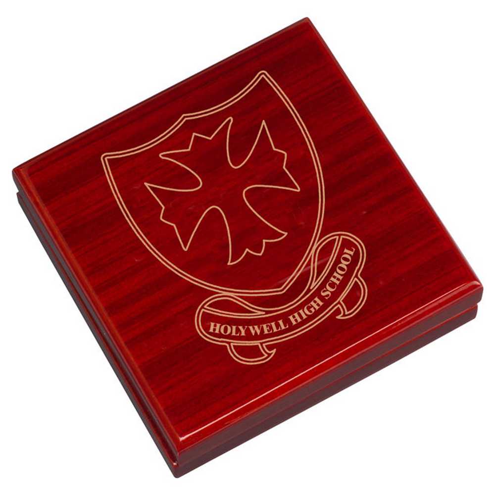 ROSEWOOD MEDAL BOX (60mm RECESS) - 3.75in - Optimum Teamwear
