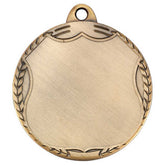 WREATH MEDAL (TAKES SP-SHIELD CENTRE) ANTIQUE GOLD - 2.75in - Optimum Teamwear