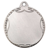 WREATH MEDAL (TAKES SP-SHIELD CENTRE) ANTIQUE SILVER - 2.75in - Optimum Teamwear