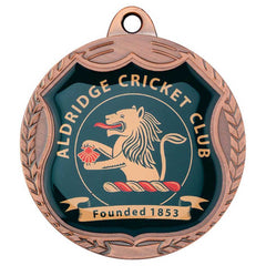 WREATH MEDAL (TAKES SP-SHIELD CENTRE) BRONZE - 2.75in - Optimum Teamwear