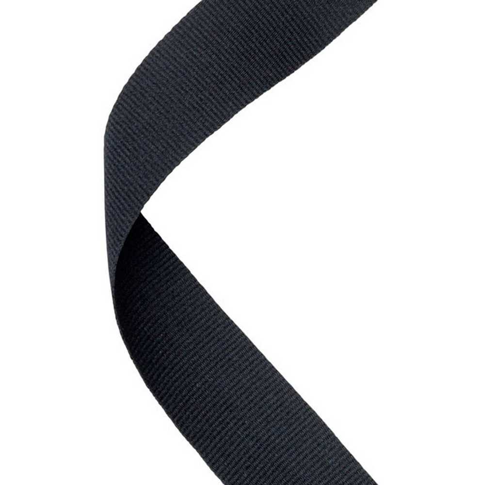 MEDAL RIBBON BLACK - 30 X 0.875in - Optimum Teamwear