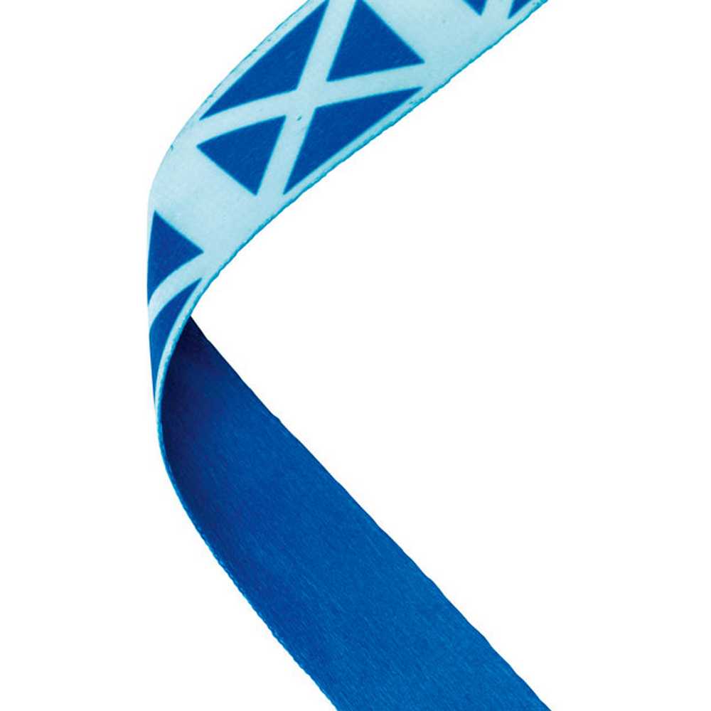 MEDAL RIBBON SCOTTISH FLAG - 30 X 0.875in - Optimum Teamwear
