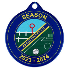 PLAIN WHITE ROUND MEDAL USED FOR SUBLIMATION - 2in - Optimum Teamwear
