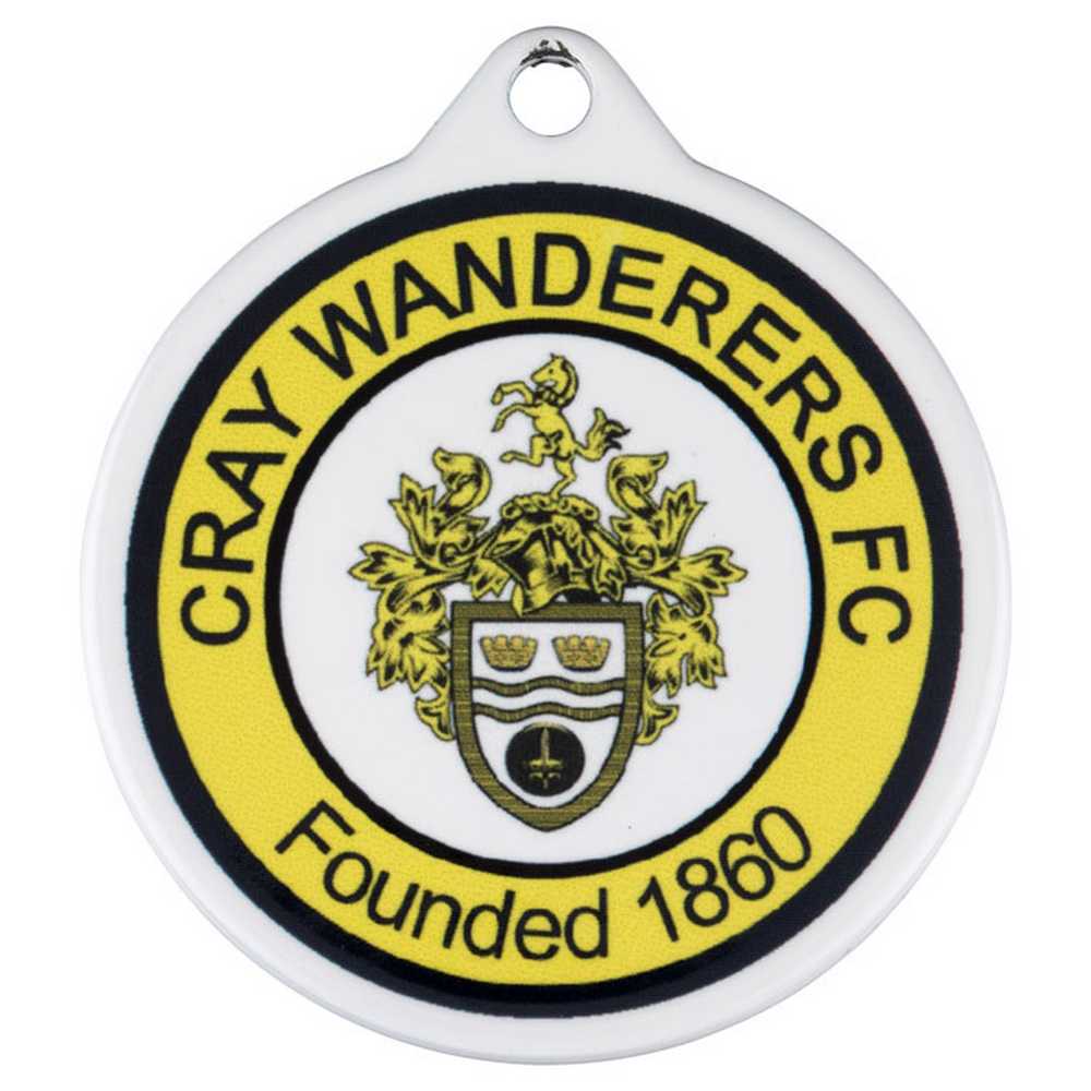PLAIN WHITE ROUND MEDAL USED FOR SUBLIMATION - 2in - Optimum Teamwear