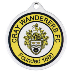 PLAIN WHITE ROUND MEDAL USED FOR SUBLIMATION - 2in - Optimum Teamwear