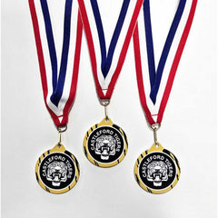 PLAIN WHITE ROUND MEDAL USED FOR SUBLIMATION - 2in - Optimum Teamwear