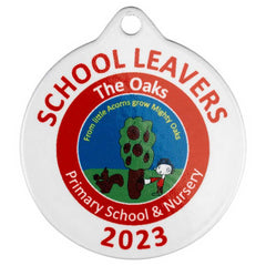 PLAIN WHITE ROUND MEDAL USED FOR SUBLIMATION - 2in - Optimum Teamwear