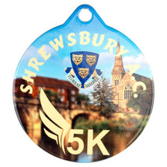 PLAIN WHITE ROUND MEDAL USED FOR SUBLIMATION - 2in - Optimum Teamwear