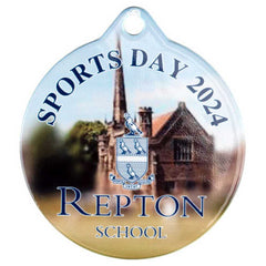 PLAIN WHITE ROUND MEDAL USED FOR SUBLIMATION - 2in - Optimum Teamwear