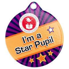 PLAIN WHITE ROUND MEDAL USED FOR SUBLIMATION - 2in - Optimum Teamwear