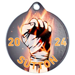 PLAIN WHITE ROUND MEDAL USED FOR SUBLIMATION - 2in - Optimum Teamwear